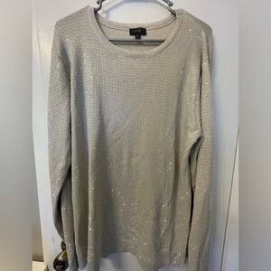 Champagne Studded Women’s Sweater